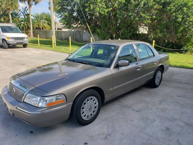 2003 Mercury Grand Marquis for sale at O & J Auto Sales in Royal Palm Beach FL
