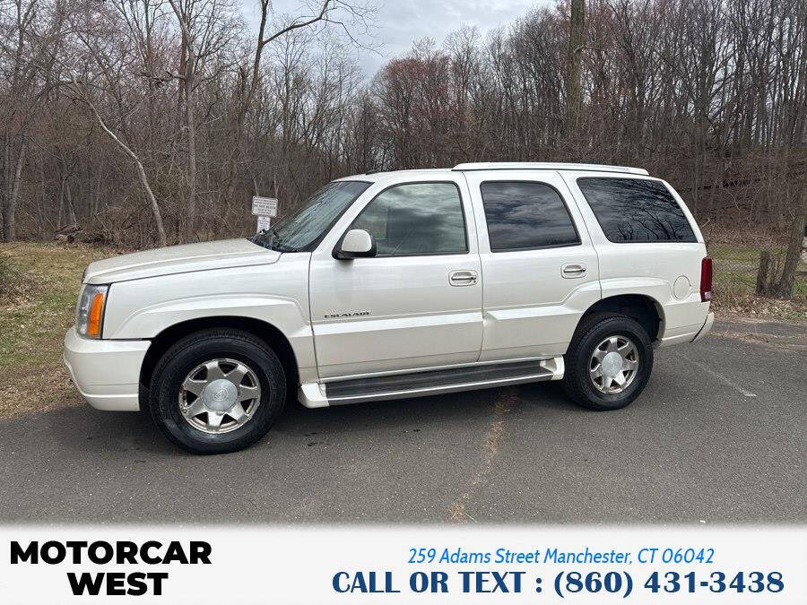 White 2002 Cadillac Escalade Base AWD 4dr SUV 1