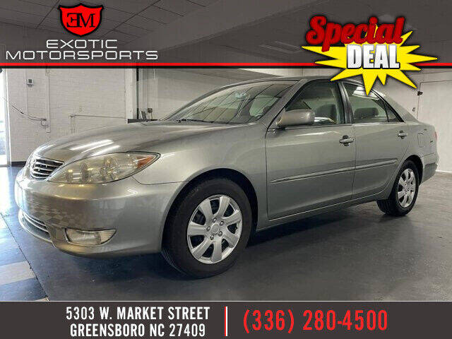 2005 Toyota Camry for sale at Exotic Motorsports in Greensboro NC