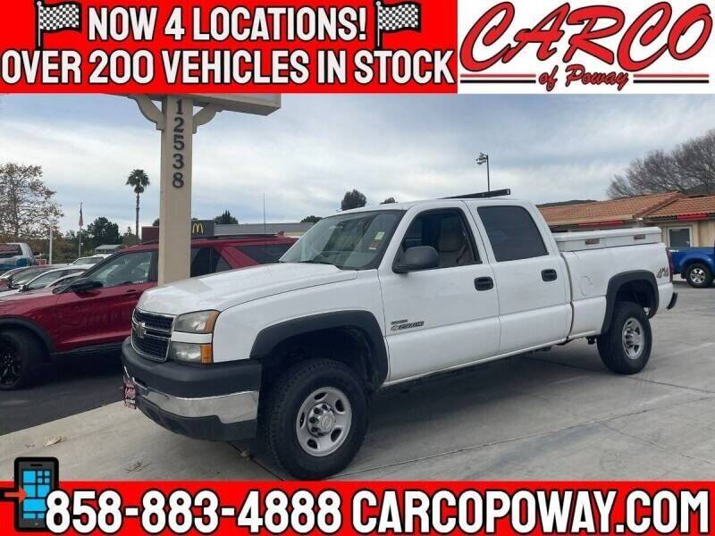 2007 Chevrolet Silverado 2500HD Classic for sale at CARCO OF POWAY in Poway CA