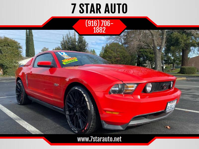 2012 Ford Mustang for sale at 7 STAR AUTO in Sacramento CA