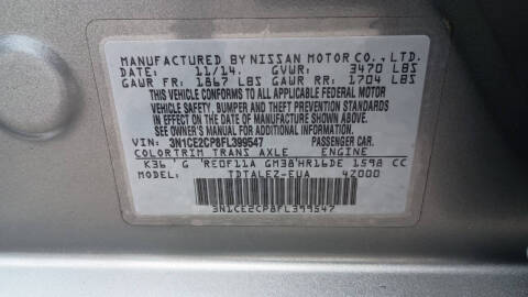 2015 Nissan Versa Note SL