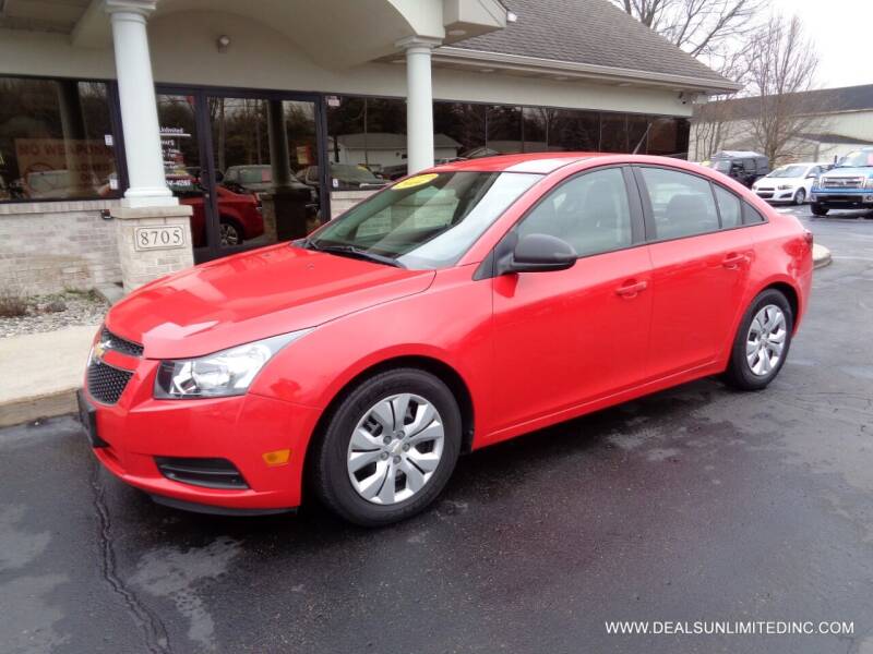 2014 Chevrolet Cruze for sale at DEALS UNLIMITED INC in Portage MI