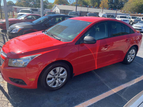 2014 Chevrolet Cruze for sale at A-1 Auto Sales in Anderson SC