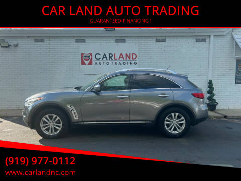 2012 Infiniti FX35 for sale at CAR LAND  AUTO TRADING in Raleigh NC