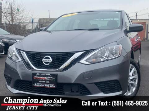 2019 Nissan Sentra for sale at CHAMPION AUTO SALES OF JERSEY CITY in Jersey City NJ