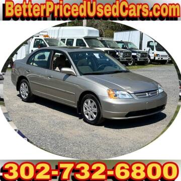 2003 Honda Civic for sale at Better Priced Used Cars in Frankford DE