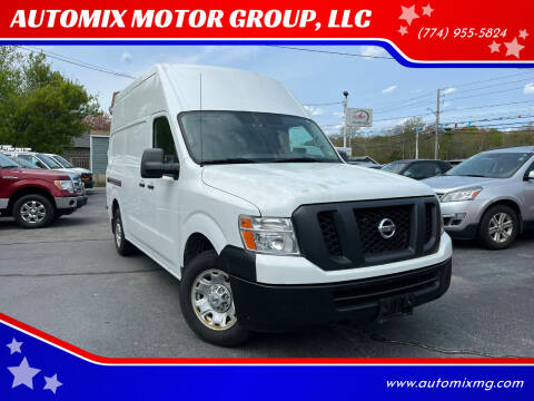 2016 Nissan NV for sale at AUTOMIX MOTOR GROUP, LLC in Swansea MA