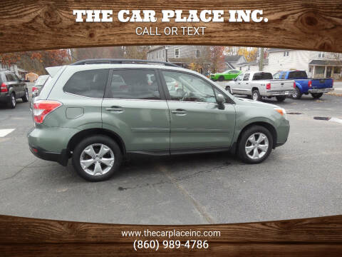 2014 Subaru Forester for sale at THE CAR PLACE INC. in Somersville CT