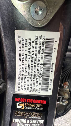 2017 Honda Civic EX-T