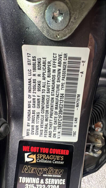 2017 Honda Civic EX-T