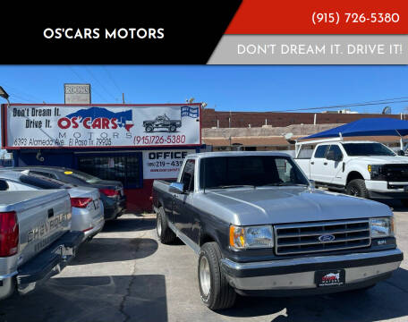 1991 Ford F-150 for sale at Os'Cars Motors in El Paso TX