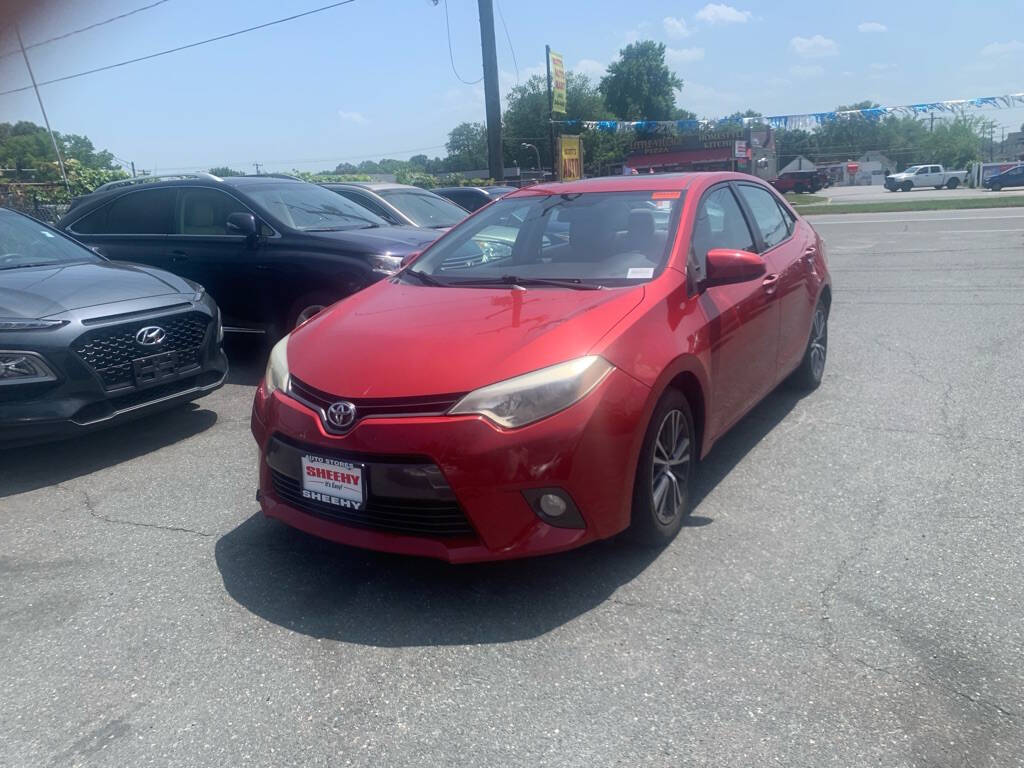 RED 2016 Toyota Corolla L L 4dr Sedan 4A 1