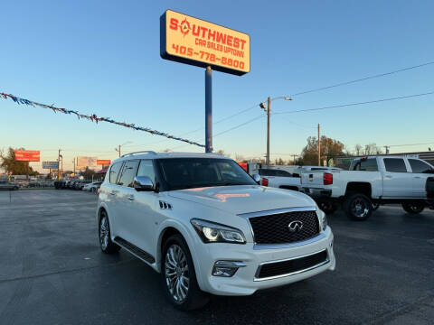 2017 Infiniti QX80 for sale at Southwest Car Sales Uptown in Oklahoma City OK
