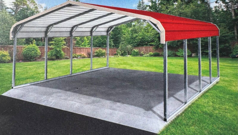 2025 Eagle Standard Carport Regular Roof for sale at M&L Auto, LLC in Clyde NC
