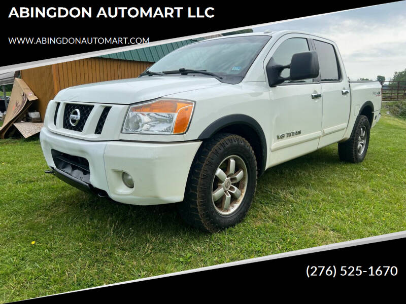 2012 Nissan Titan for sale at ABINGDON AUTOMART LLC in Abingdon VA