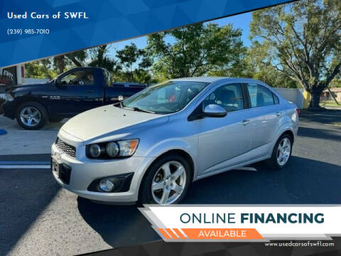 2016 Chevrolet Sonic for sale at Used Cars of SWFL in Fort Myers FL