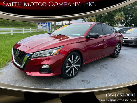 2019 Nissan Altima for sale at Smith Motor Company, Inc. in Mc Cormick SC