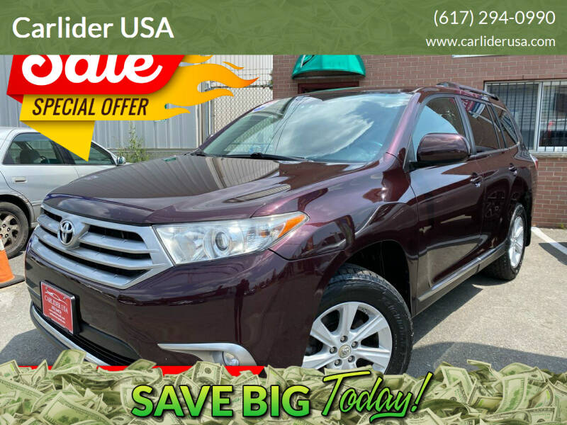 2012 Toyota Highlander for sale at Carlider USA in Everett MA