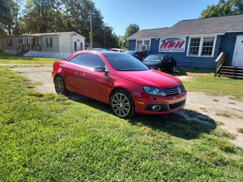 2013 Volkswagen Eos for sale at HDH Auto Sales LLC in Greer SC