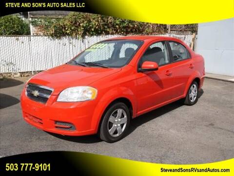 2011 Chevrolet Aveo for sale at Steve & Sons Auto Sales 2 in Portland OR