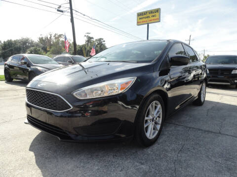 2018 Ford Focus for sale at GREAT VALUE MOTORS in Jacksonville FL