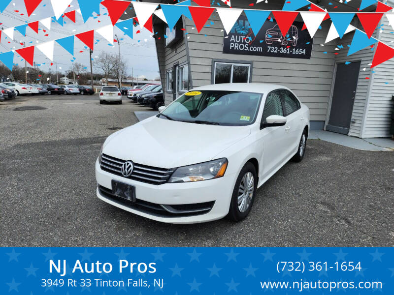 2014 Volkswagen Passat for sale at NJ Auto Pros in Tinton Falls NJ