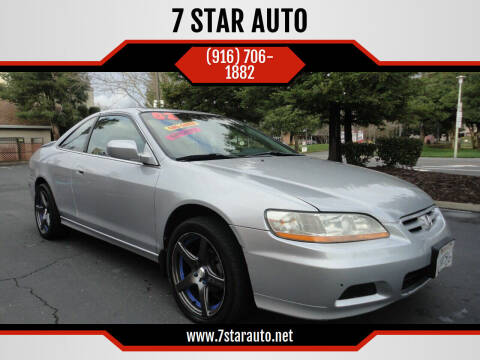 2002 Honda Accord for sale at 7 STAR AUTO in Sacramento CA