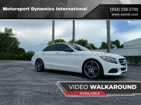 2016 Mercedes-Benz C-Class for sale at Motorsport Dynamics International in Pompano Beach FL