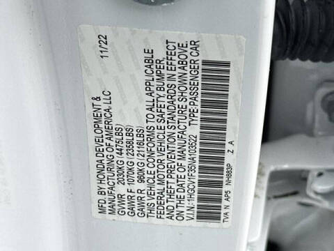 2022 Honda Accord Sport