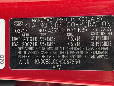 2017 Kia Niro Touring