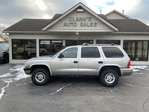 1999 Dodge Durango for sale at Clarks Auto Sales in Middletown OH