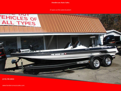 2013 Skeeter ZX20 dual console for sale at Henderson Auto Sales in Poplar Bluff MO