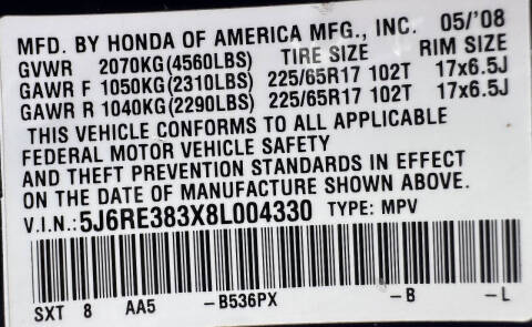 2008 Honda CR-V LX