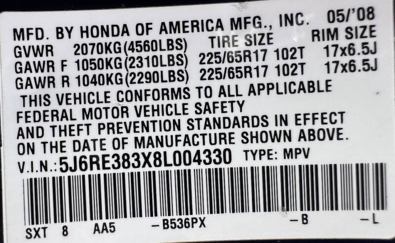2008 Honda CR-V LX