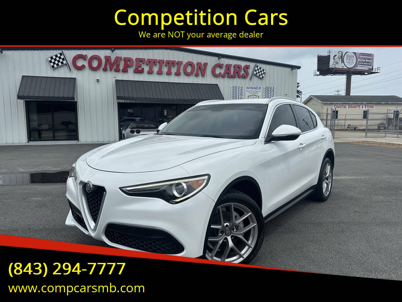 White 2018 Alfa Romeo Stelvio Base AWD Base 4dr Crossover 1