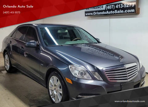 2012 Mercedes-Benz E-Class for sale at Orlando Auto Sale in Orlando FL