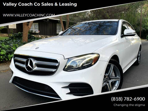 2017 Mercedes-Benz E-Class for sale at Valley Coach Co Sales & Leasing in Van Nuys CA