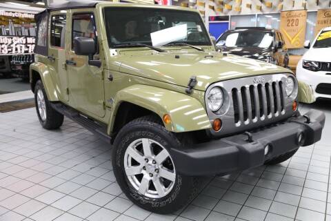 2013 Jeep Wrangler Unlimited for sale at Windy City Motors in Chicago IL