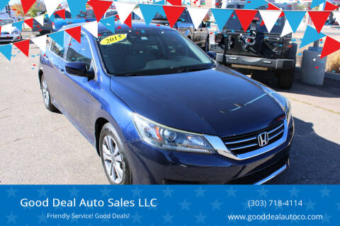 2015 Honda Accord for sale at Good Deal Auto Sales LLC in Lakewood CO