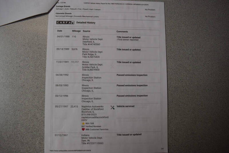 1988 Porsche 911 Carrera