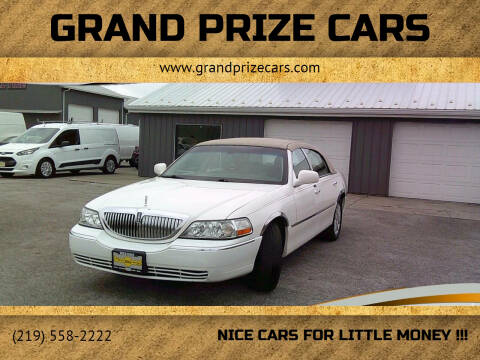 2010 Lincoln Town Car for sale at Grand Prize Cars in Cedar Lake IN