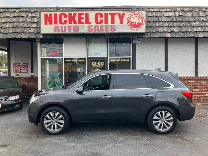 2014 Acura MDX for sale at NICKEL CITY AUTO SALES in Lockport NY