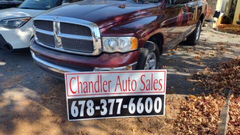 2002 Dodge Ram 1500 for sale at Chandler Auto Sales - ABC Rent A Car in Lawrenceville GA