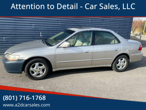 1999 Honda Accord for sale at Attention to Detail, LLC in Ogden UT