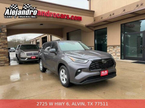 2021 Toyota Highlander for sale at Alejandro Cars & Trucks Inc in Alvin TX
