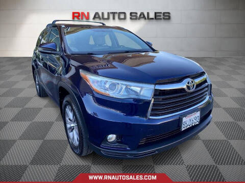 2015 Toyota Highlander for sale at RN Auto Sales Inc in Sacramento CA