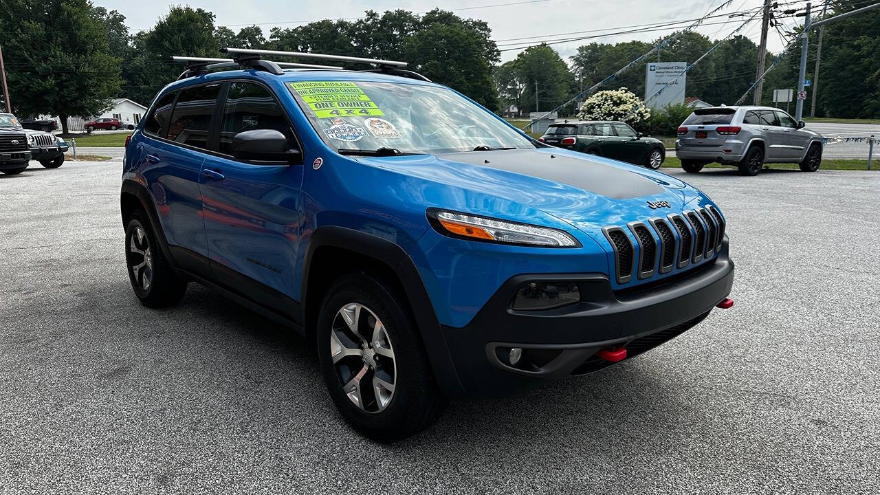 2017 Jeep Cherokee for sale at North Ridge Auto Center LLC in Madison, OH