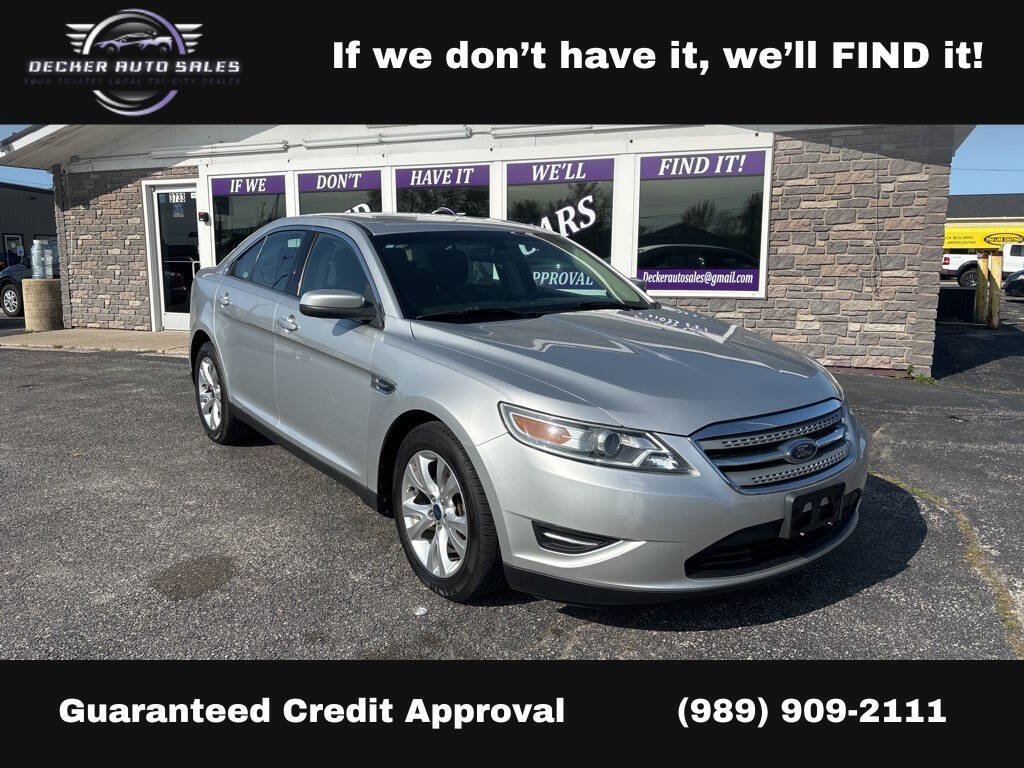 2010 Ford Taurus for sale at DECKER AUTO SALES in Bay City, MI