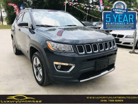 2018 Jeep Compass for sale at LUXURY UNLIMITED AUTO SALES in San Antonio TX